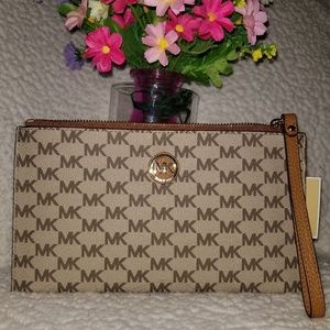 MK crossbodt bag and MK wristlet BUNDLE